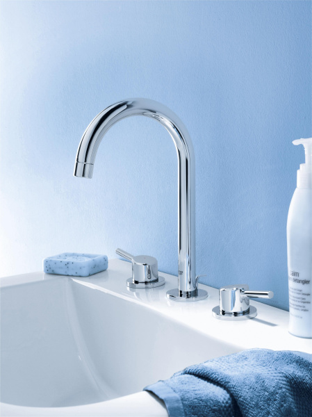 Смеситель для раковины на три отверстия, DN 15 Grohe Concetto 20216 001 (20216001)