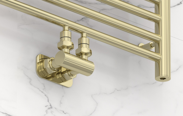 Модуль Сунержа угловой EU50 (2 х НР G 1/2" / 2 х НГ G 3/4") 020-1536-1234