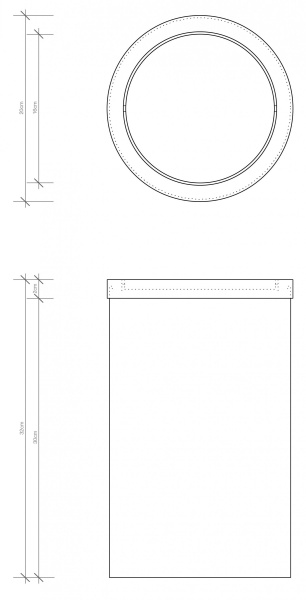 Ведро для мусора Decor Walther DW124 0607970