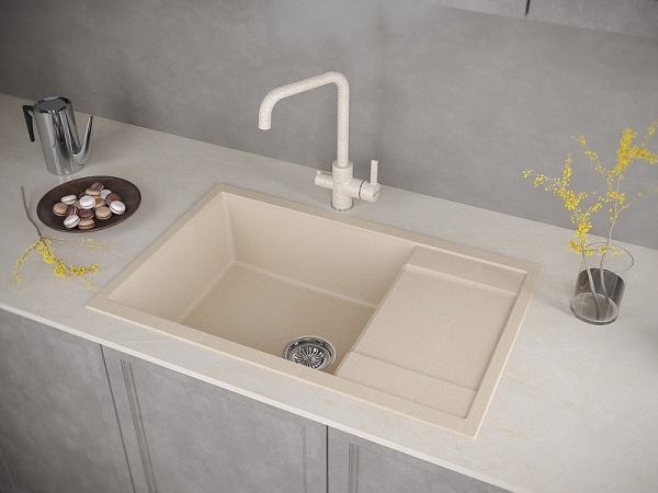 Кухонная мойка Paulmark  Flugen 60 PM317850-QU кварц