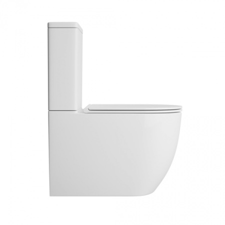 Бачок унитаза-компакта OWL Vind Cirkel-GL, двойной слив 3\6л, арматура WDI, OWLT190301/2