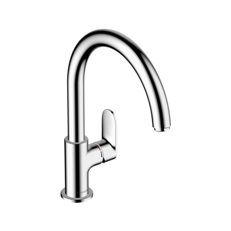 Смеситель для кухни однорычажный Hansgrohe Vernis Blend M35 71870000 хром 