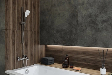 Душевой гарнитур Hansgrohe Croma Select E Vario EcoSmart 26593400 белый/хром