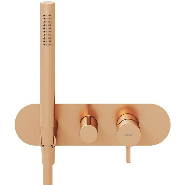 Смеситель для душа Ravak Espirit ES 065.60RGB.O2+S X070361 розовое золото