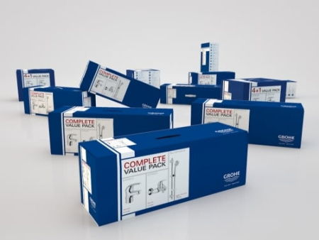 Набор для ванной комнаты 3 в 1 Grohe Grohe Eurosmart 116936