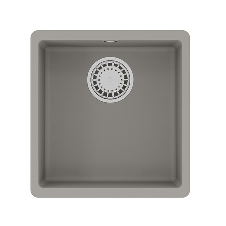 Кухонная мойка Lemark SINARA 400-U  грей 9910063