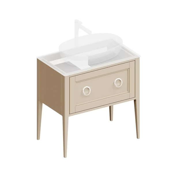 Тумба под раковину Kerama Marazzi Plaza Classic PL.CN.80.1+1\CAP.M