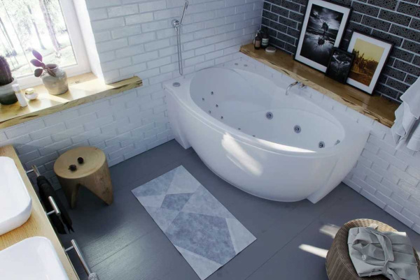 Акриловая ванна Aquatek Бетта (170х97) BET170-0000010 левая