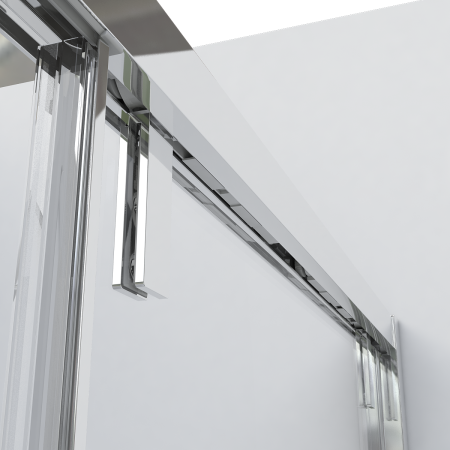 Душевой уголок Vincea  Lugano VSR-1L9012CGB-1 (120х90)  черный, стекло тонированное