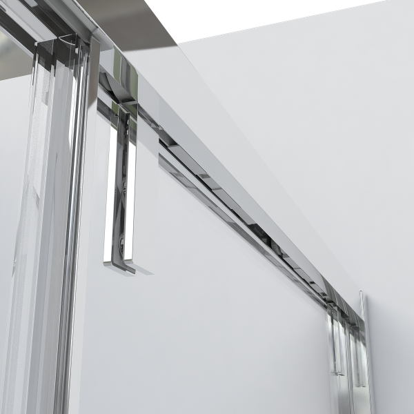 Душевая дверь Vincea Lugano VDS-1L140CL-1, (140х195) хром, стекло прозрачное