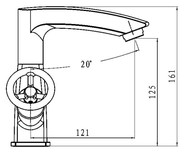 Смеситель Elghansa New Wave Sigma 1907595