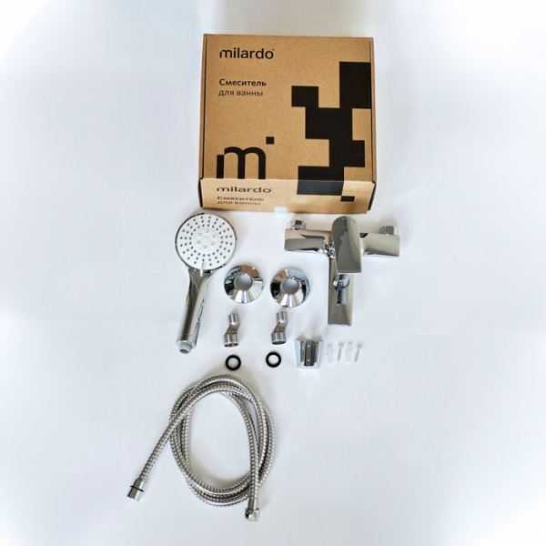 Смеситель для ванны Milardo Azure AZUSB00M02 Смеситель для ванны Milardo Azure AZUSB00M02