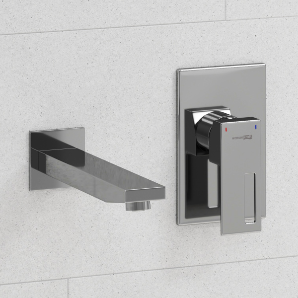 Встраиваемый комплект для раковины WasserKRAFT Alme 1500 A15513, хром Встраиваемый комплект для раковины WasserKRAFT Alme 1500 A15513, хром