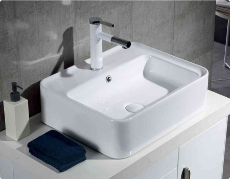 Накладная раковина (52,5х42) BelBagno BB1367