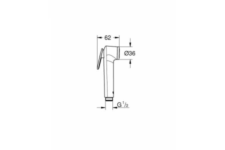 Гигиенический душ Grohe Tempesta-F 26351000 (26351000)