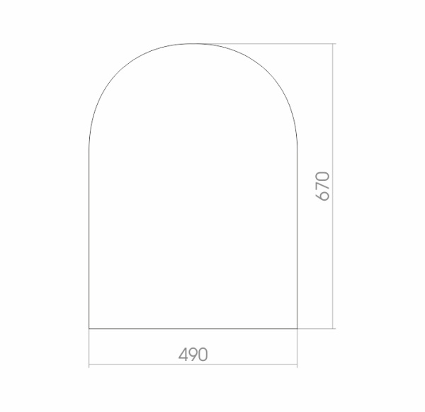 Зеркало (49х67) Silver Mirrors Аркада 00000007