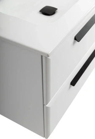 Тумба под раковину Cezares ECO-CER-N-800-2C-SO-BL Bianco Lucido без ручек