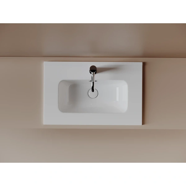 Раковина встраиваемая сверху (61х39,5) Ceramica Nova Compact CN7025