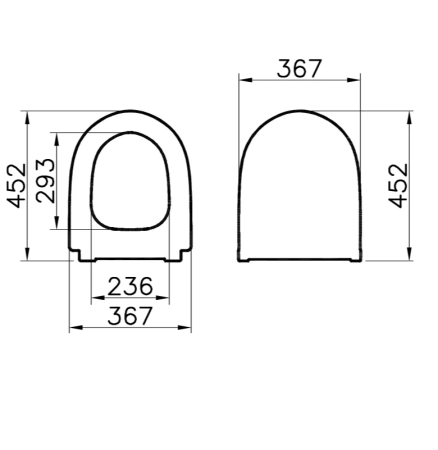 Крышка-сиденье VitrA Sento с микролифтом 120-483-009