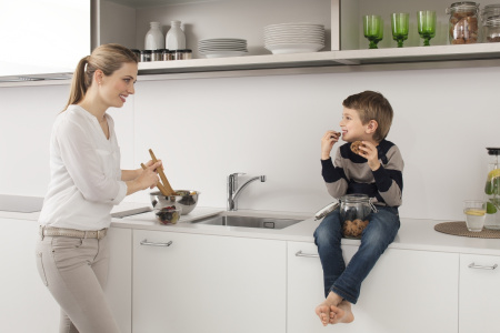 Смеситель однорычажный для мойки Grohe Eurosmart 30260 003 (30260003) хром