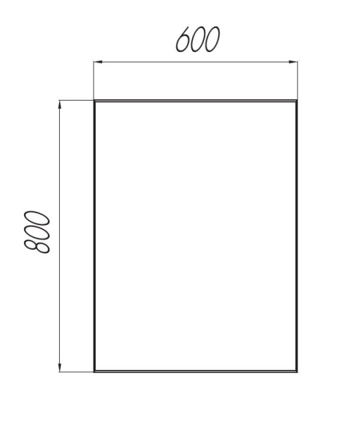 Зеркало Aquaton Брук 60 1A200102BC010
