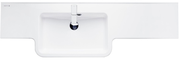 Раковина Aquaton Hotel B 151 левая белая 1A709431PI01L