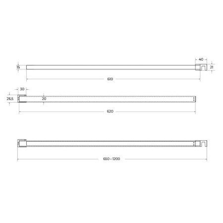 Душевая перегородка (90х195) BelBagno KRAFT-L-1-90-C-NERO черный