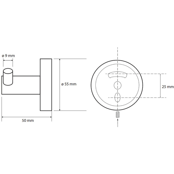 Крючок двойной Bemeta Sablo 160106032