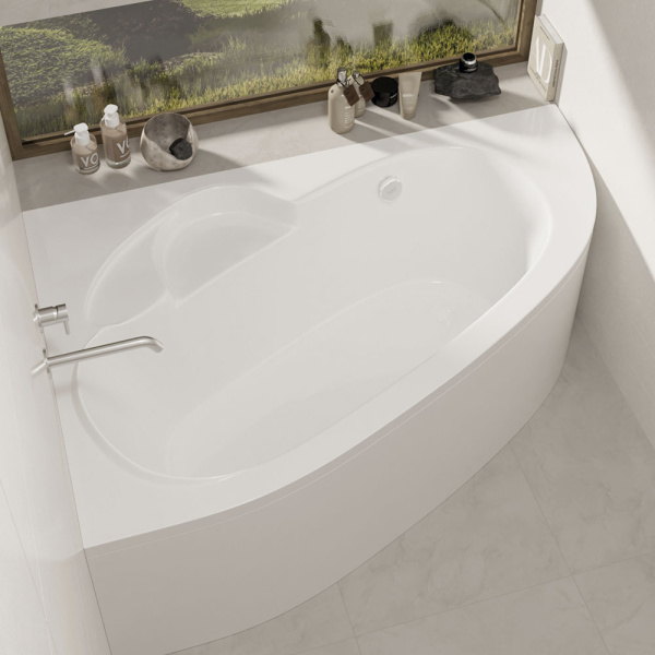 Акриловая ванна асимметричная (150х100) Alba Spa KATRINA ВАС027030Л100