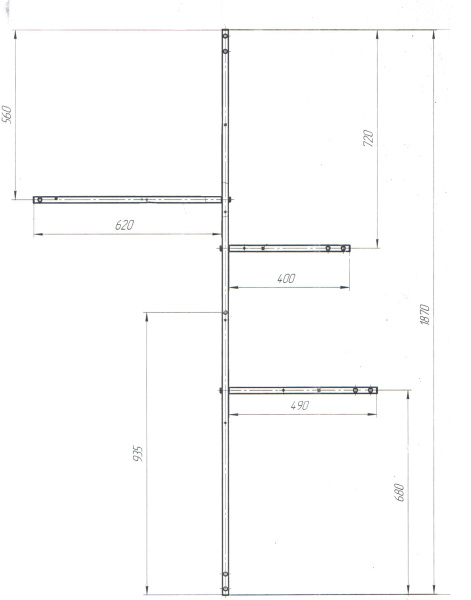 Рама разборная 1Marka DIANA 170х105 03ди1710