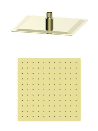 Верхний душ WONZON & WOGHAND, брашированное золото WW-88DP02-BG
