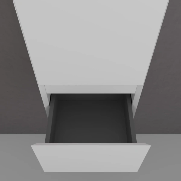 Пенал подвесной R Style Line Манхэттен ЛС-00002380 белый матовый