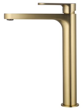 Смеситель для раковины высокий WONZON & WOGHAND, брашированное золото WW-H1034-BG