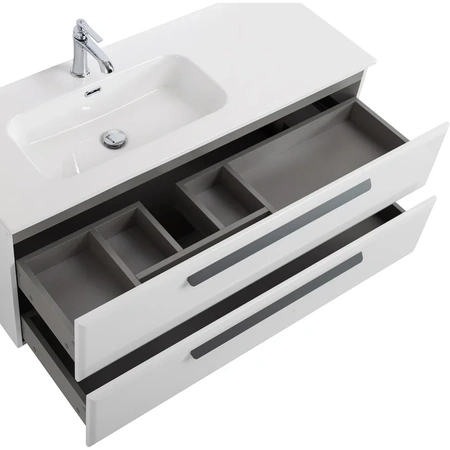 Тумба под раковину Cezares ECO-CER-N-1200-2C-SO-BL-L Bianco Lucido без ручек
