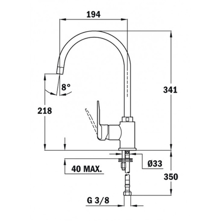 Смеситель для мойки Teka SP 995 55995020S песочный 