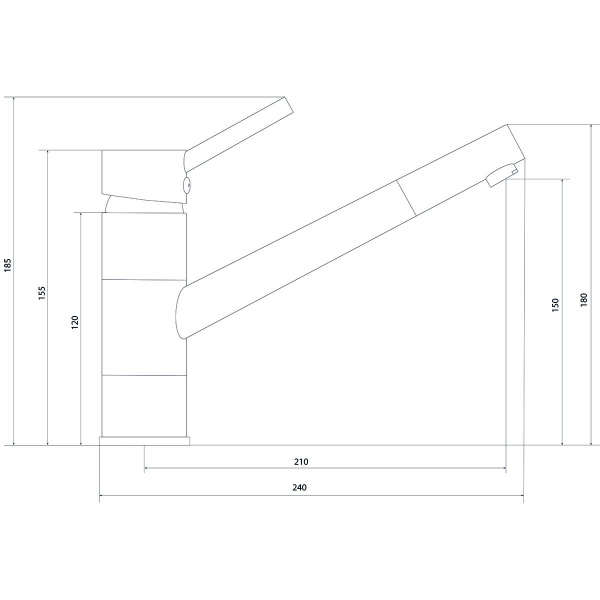 Смеситель для раковины Славен Город Д СЛ-ОД-Д12