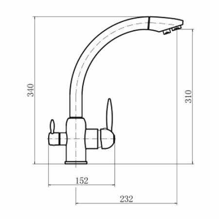 Смеситель для кухни FASHUN A4399-20