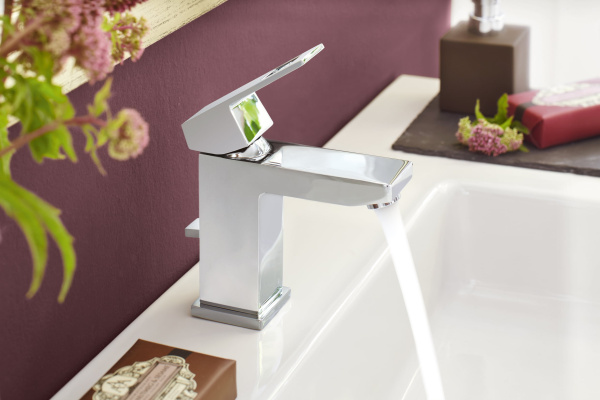 Смеситель для раковины однорычажный Grohe Eurocube 23127 00E (2312700E) хром