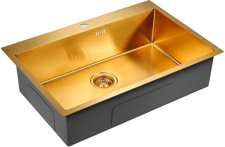 Кухонная мойка Paulmark  Vast PM217551-BG брашированное золото