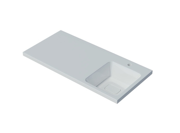 Раковина над стиральной машиной (100х48) Madera Kamilla 100, 4627173210560 правая