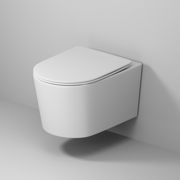 Унитаз подвесной безободковый Grossman  GR-4499MSQ с сиденьем микролифт