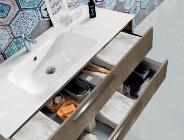 Тумба под раковину Cerasa Velvet VEL45 235 C0 Tavolato Biscotto