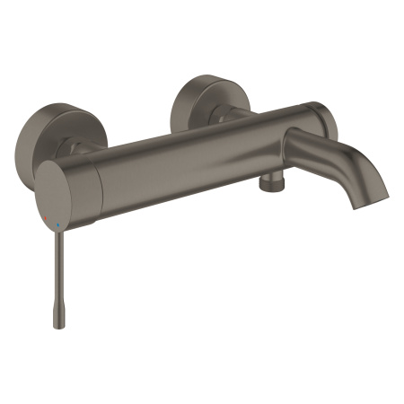 Смеситель для ванны однорычажный Grohe Essence 25250 AL1 (25250AL1) тёмный графит матовый
