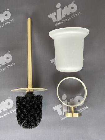 Щетка для туалета Timo Saona 13061/17 золото матовое