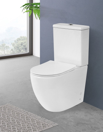 Унитаз напольный BelBagno Amanda BB051CPR/BB051SC без бачка