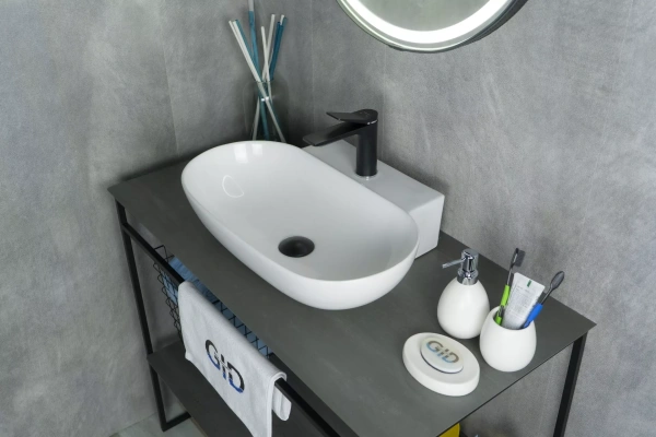 Раковина накладная (56х39) Gid N9234