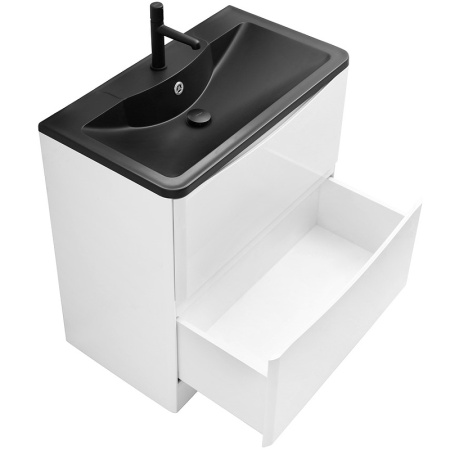 База под раковину напольная BelBagno ACQUA-800-2C-PIA-BL Bianco Lucido