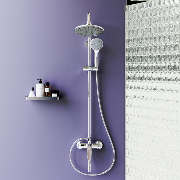 Душевая система с изливом Dorff Prime D0740900