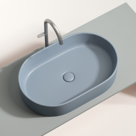 Раковина накладная (60,8х38,5) Ceramica Nova ELEMENT CN6048MHL
