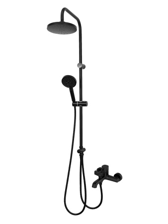 Душевая система смеситель с изливом Orange Karl M05-932b черный